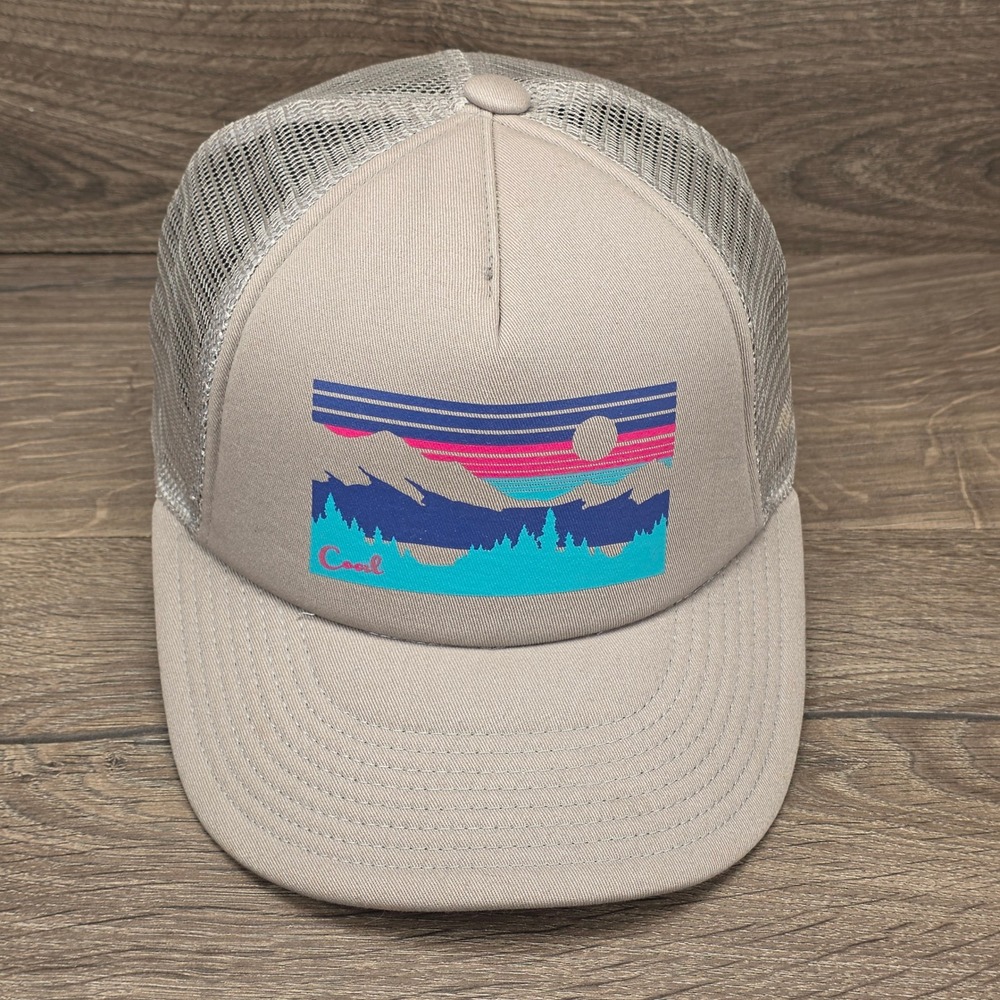 Coal Hat Cap Adult Snapback Gray Trucker Mountain Graphic Outdoor Hiking Camping